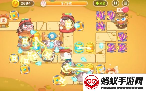 保卫萝卜4波仔很忙第45关满星指南